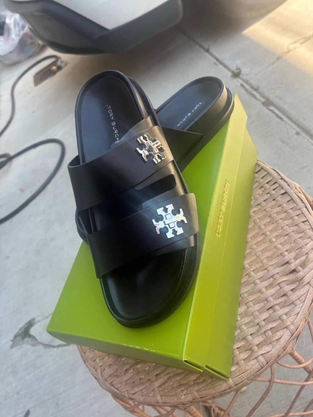 Tory Burch Turnlock Sport Slides